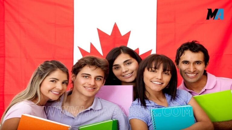إنفوجرافيك باللغة العربية يشرح منحة جامعة مونتريال في كندا 2025 لحاملي شهادة البكالوريا